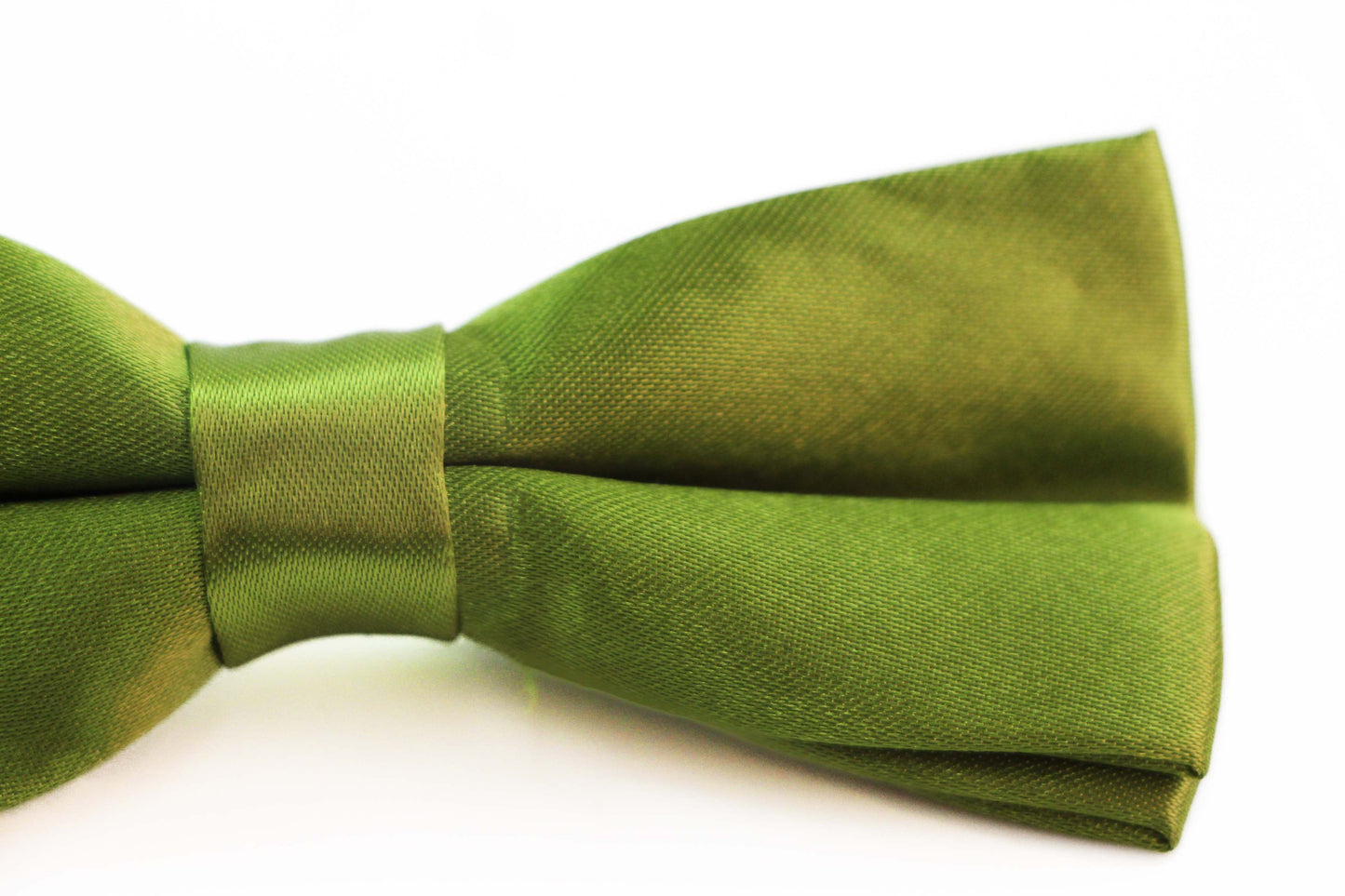 Boys Light Green Plain Bow Tie