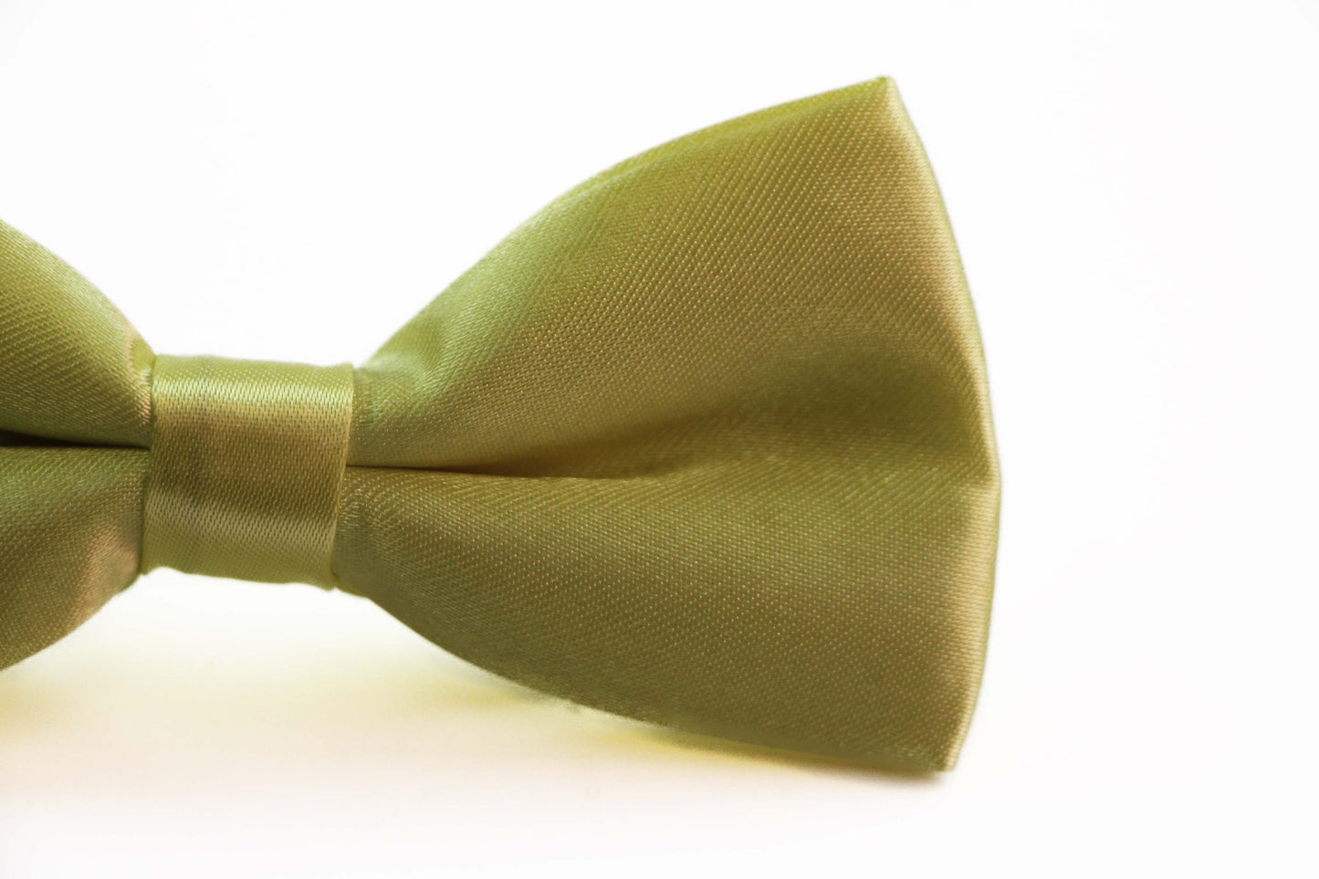 Boys Lime Plain Bow Tie