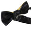 Boys Mustard Gold Two Tone Layer Bow Tie