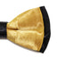 Boys Mustard Gold Two Tone Layer Bow Tie