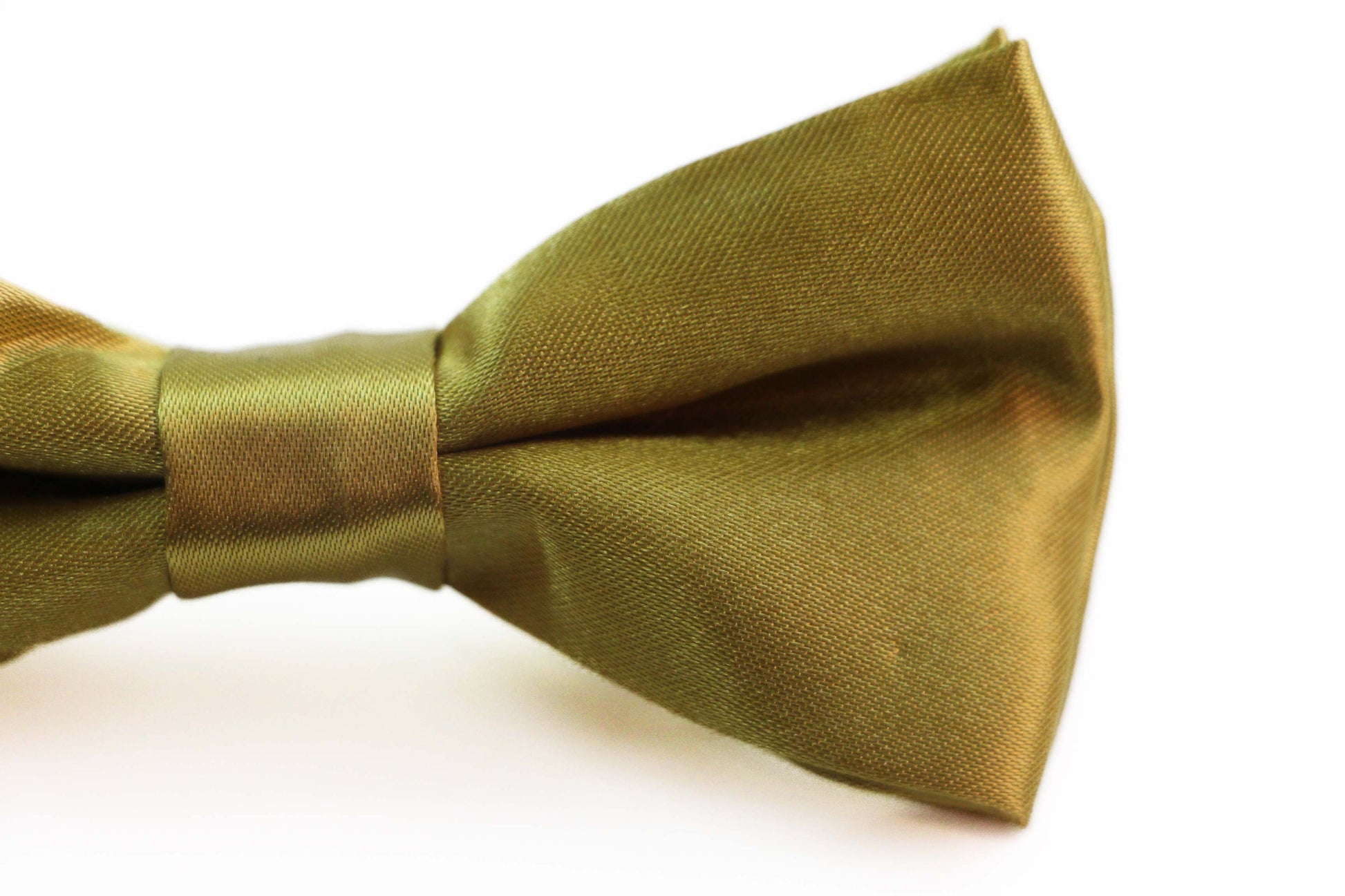 Boys Mustard Yellow Plain Bow Tie