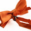 Boys Orange Plain Bow Tie