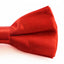 Boys Red Orange Plain Bow Tie