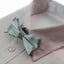 Boys Silver Plain Bow Tie