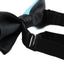 Boys Sky Blue Two Tone Layer Bow Tie