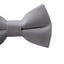 Boys Toddlers Quality White Plain Cotton Bow Tie