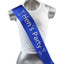 Bridal Hens Night Sash Party Bride Maid Of Honour Bridesmaid Groom Mother Sashes