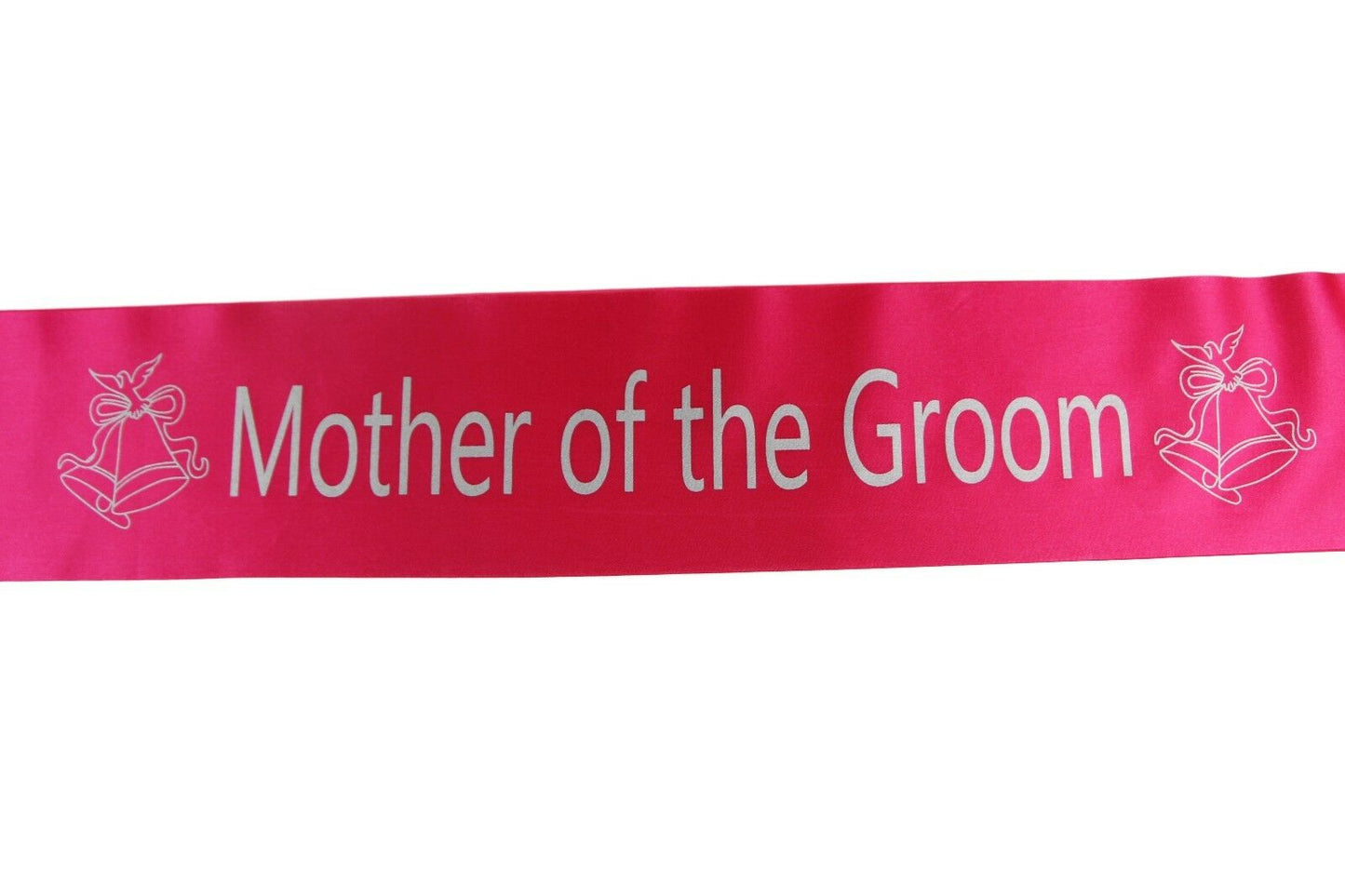 Bridal Hens Night Sash Party Hot Pink/Silver - Mother Of The Groom