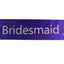 Bridal Hens Night Sash Party Purple/Silver - Bridesmaid
