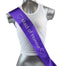 Bridal Hens Night Sash Party Purple/Silver - Maid Of Honour