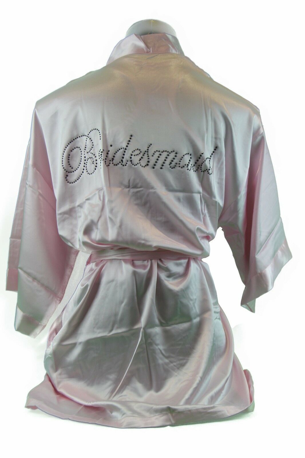 Bride Bridesmaid Robes Bridal Party Robe Wedding Hens White Pink Black