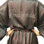 Bride To Be Bridesmaid Gown Robe Satin Dressing Silk Diamante Kimono Bridal