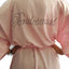 Bride To Be Bridesmaid Gown Robe Satin Dressing Silk Diamante Kimono Bridal