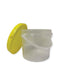 Bulk 100 x Honey Bucket with Lid - 0.8L 1.2L 2.2L Clear Tamper Proof Plastic Tub
