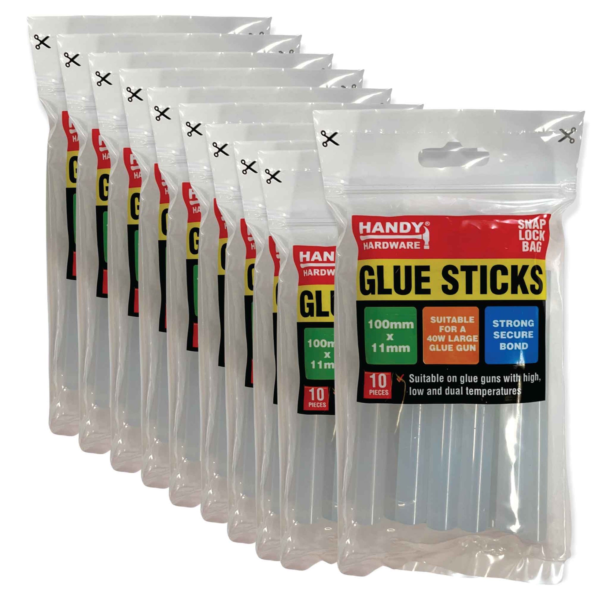 Bulk 100mmx11mm Hot Melt Glue Sticks Clear 10w Gun Craft Stick Adhesive