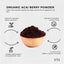 Bulk 10Kg Acai Powder 100% Organic - Pure Superfood Amazon Berries