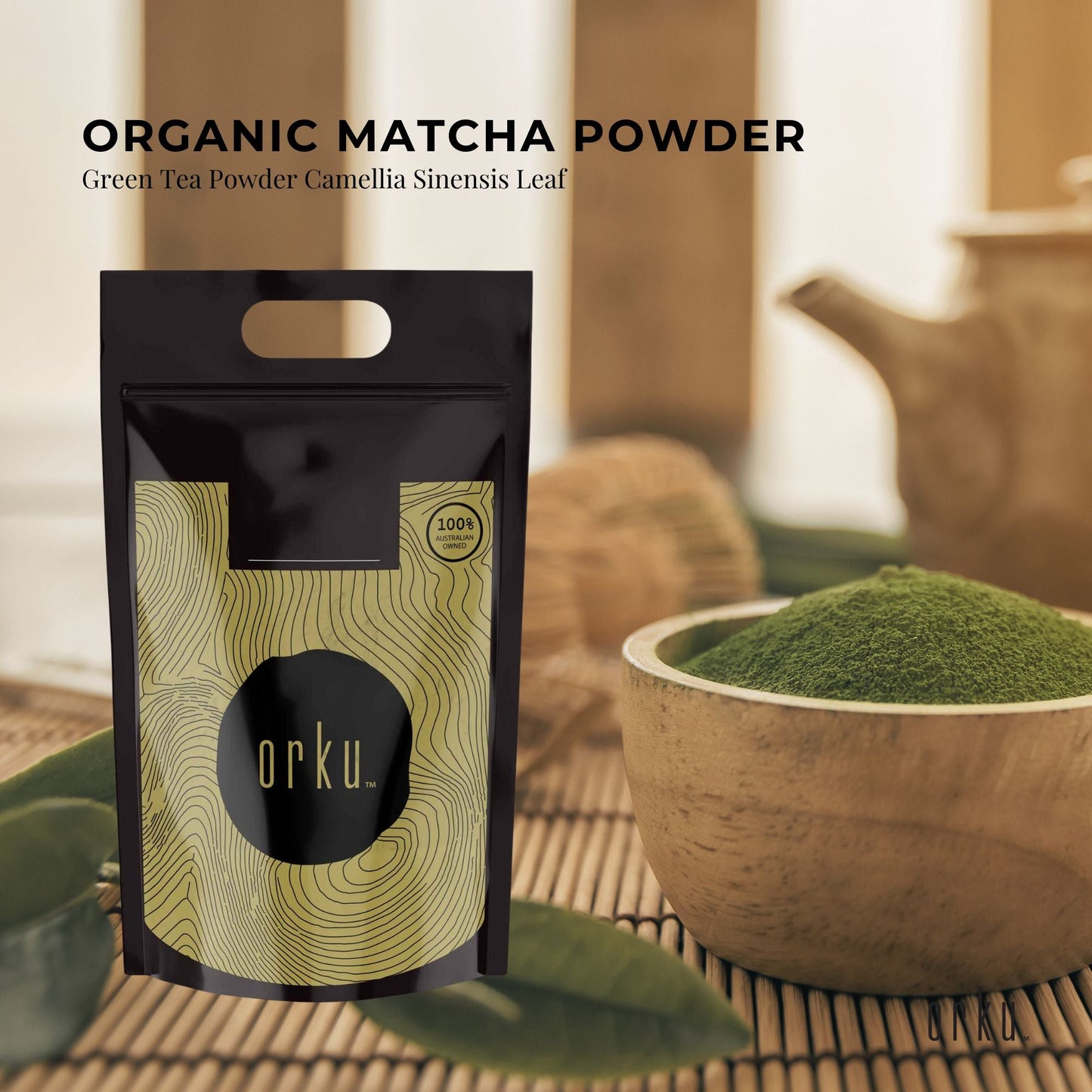 Bulk 10Kg Organic Matcha Green Tea Powder Camellia Sinensis Leaf Supplement