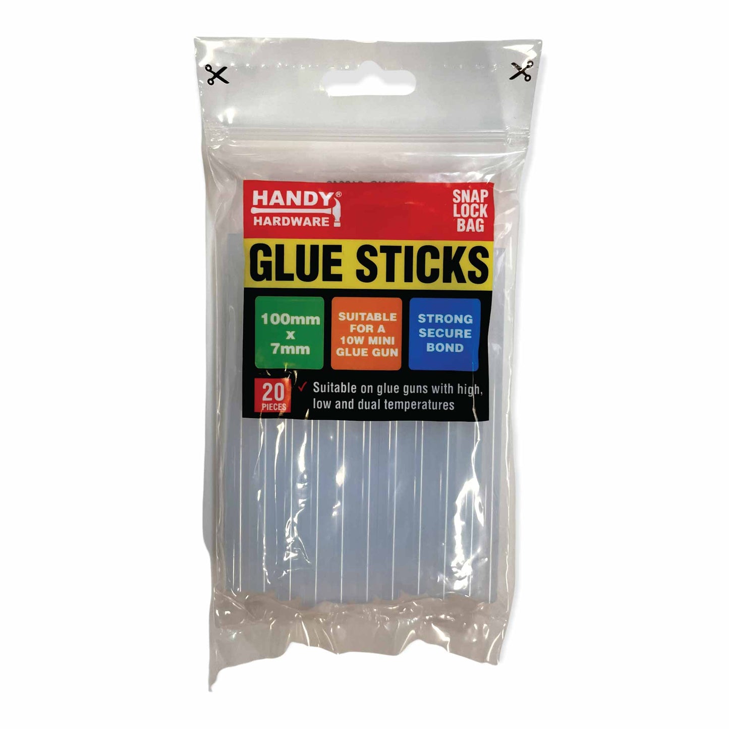 Bulk 1440x Hot Melt Glue Sticks 100mmx7mm Clear 10w Gun Craft Stick Adhesive