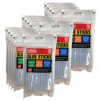 Bulk 1440x Hot Melt Glue Sticks 100mmx7mm Clear 10w Gun Craft Stick Adhesive