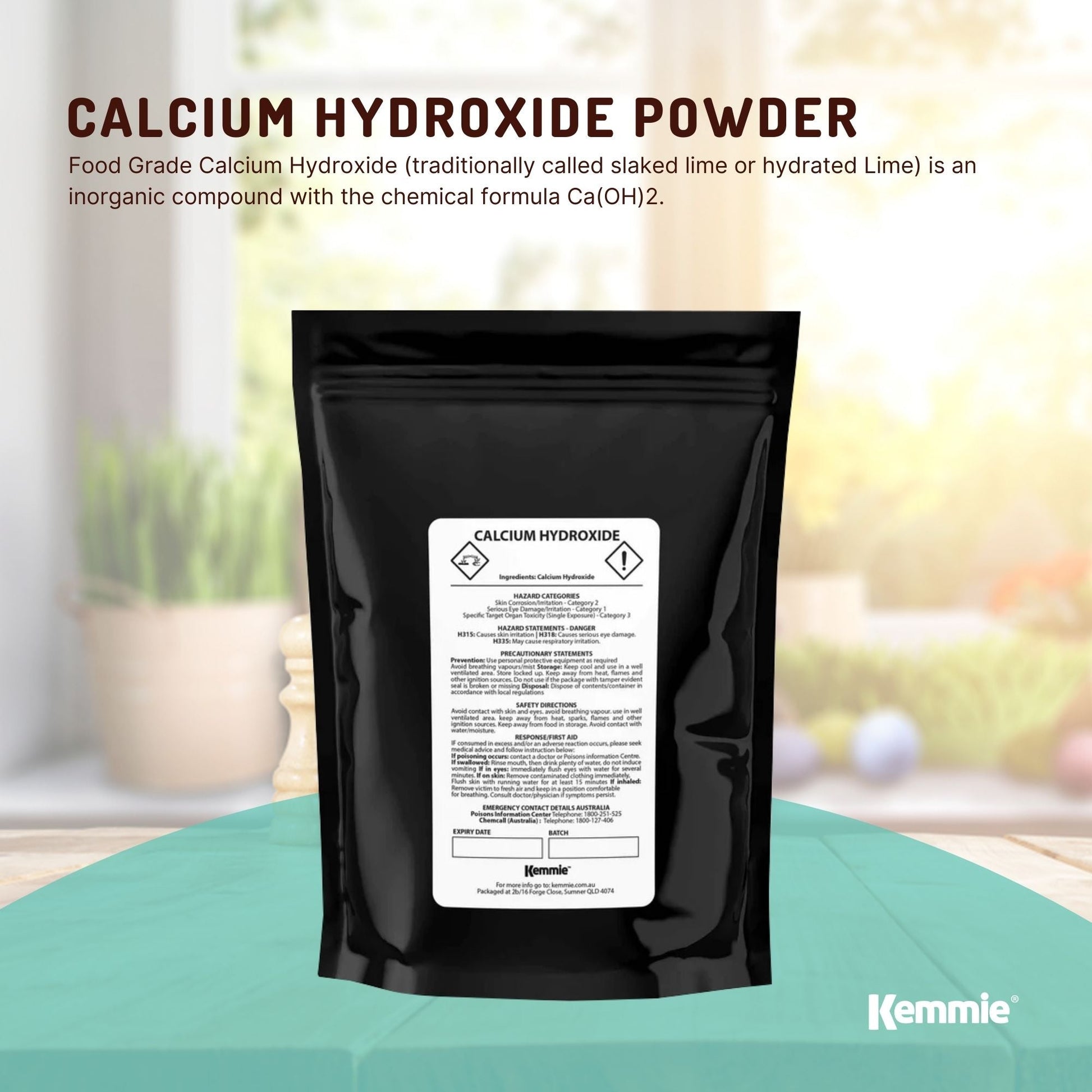 Bulk 20Kg Food Grade Calcium Hydroxide Powder FCC Hydrated Slaked Pickling Lime