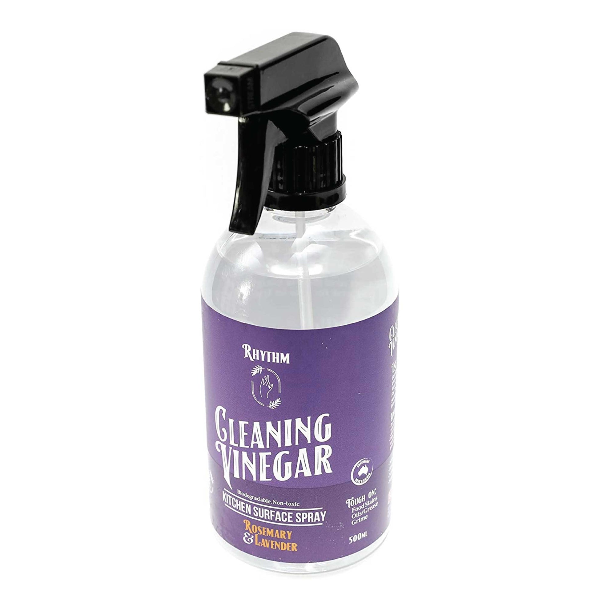 Bulk 6x 500ml Eco Friendly Cleaning Vinegar Non-Toxic Spray Rosemary Lavender