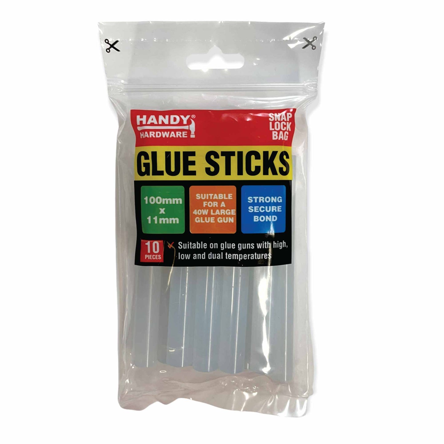 Bulk 720x Hot Melt Glue Sticks 100mmx11mm Clear 10w Gun Craft Stick Adhesive
