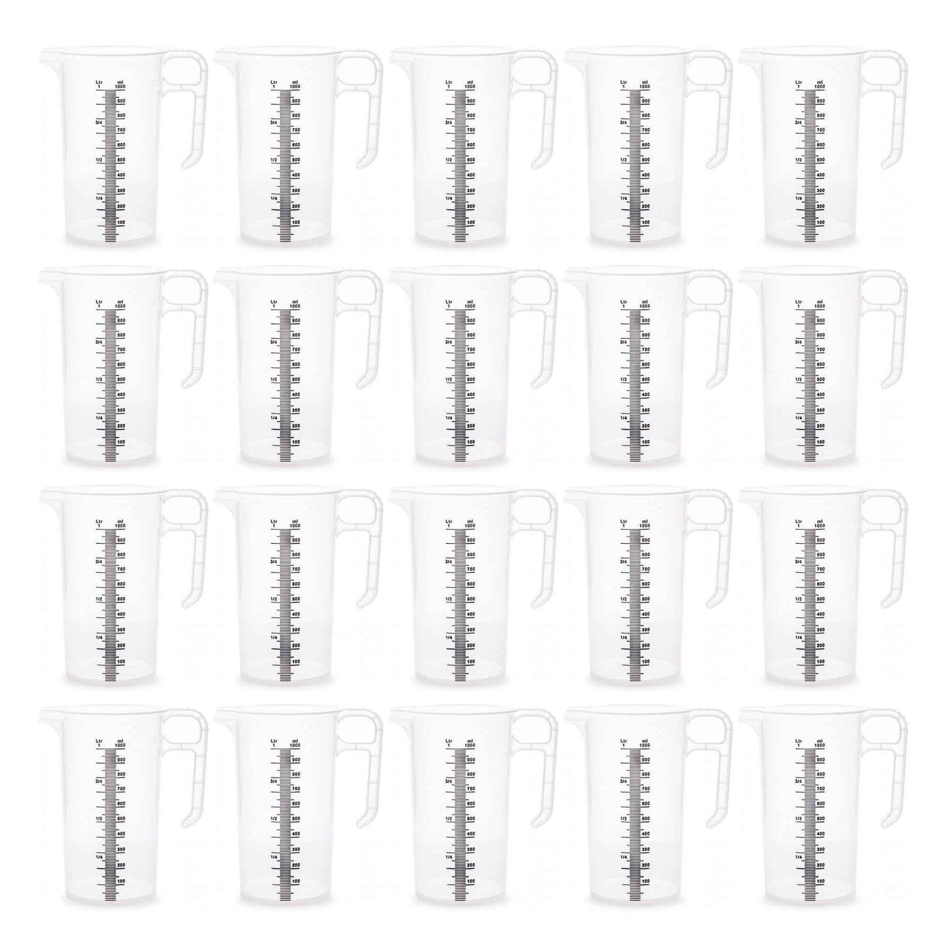 Bulk Measuring Jugs Heavy Duty Clear Food Grade BPA 5 Propylene Plastic Pro-Jug