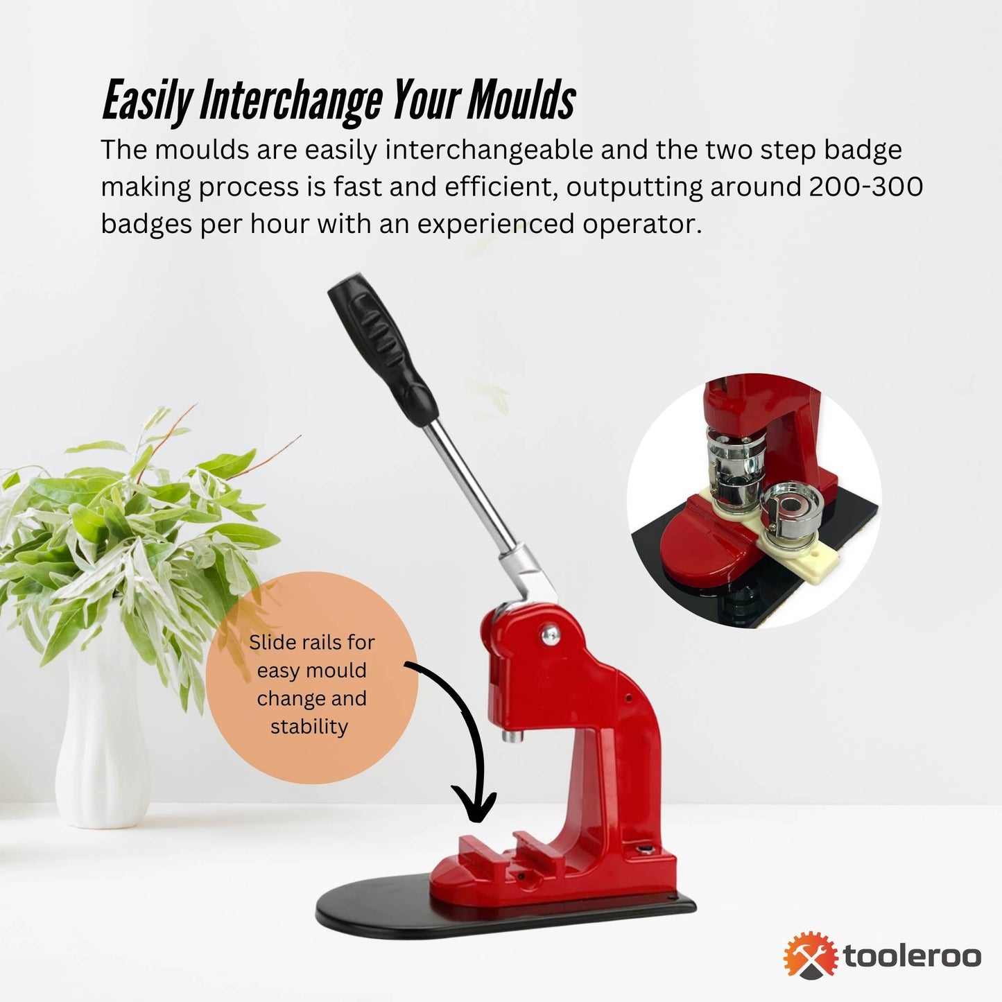 Button Badge Making Set 25mm - Maker + Mould + Badges