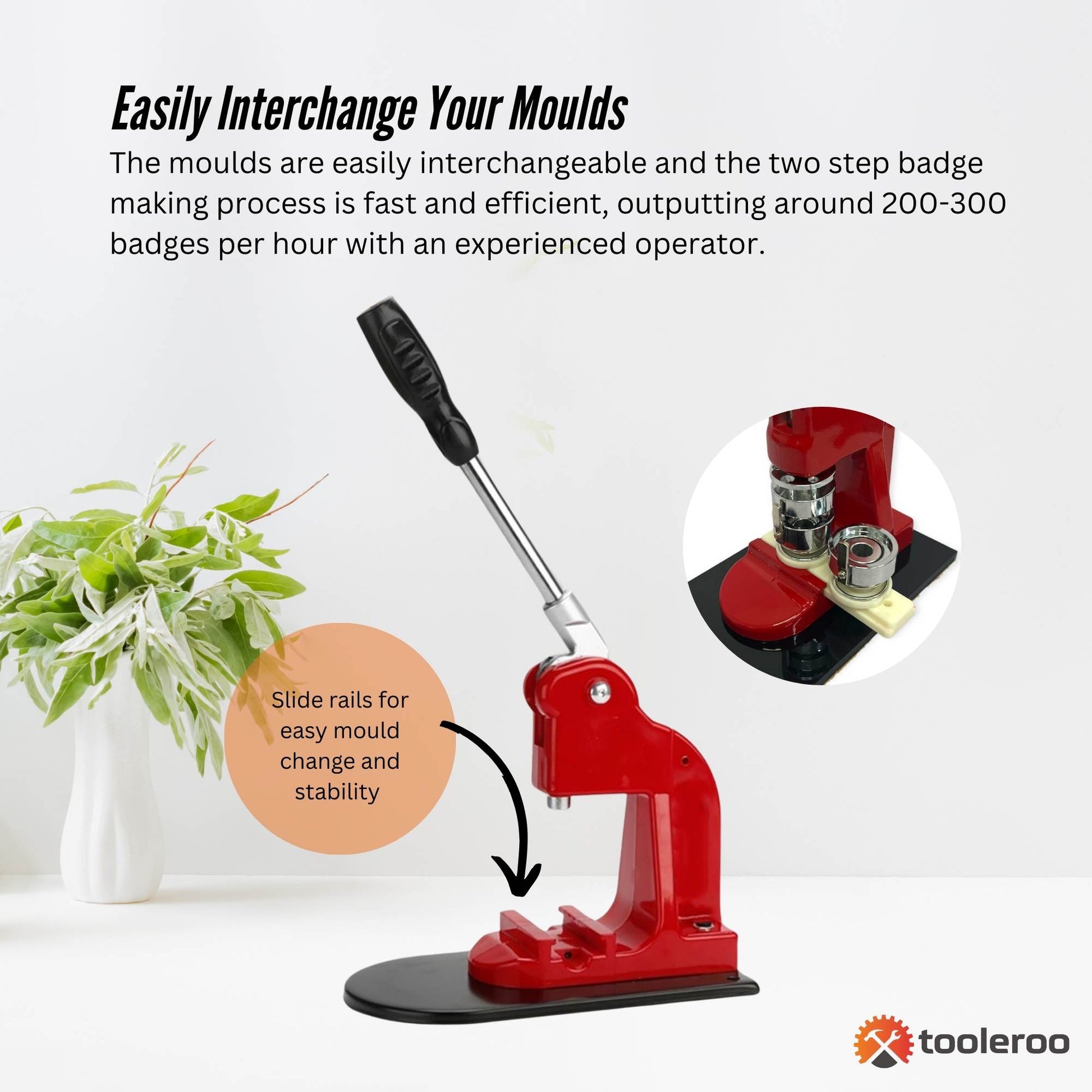 Button Badge Making Set - Maker + Moulds + Badges 25mm 32mm 58mm