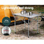 Weisshorn Camping Table Roll Up Aluminum Portable Desk Picnic 70CM