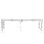 Weisshorn Folding Camping Table 240CM Portable Outdoor Picnic BBQ Aluminium Desk