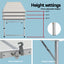 Weisshorn Folding Camping Table 240CM Portable Outdoor Picnic BBQ Aluminium Desk