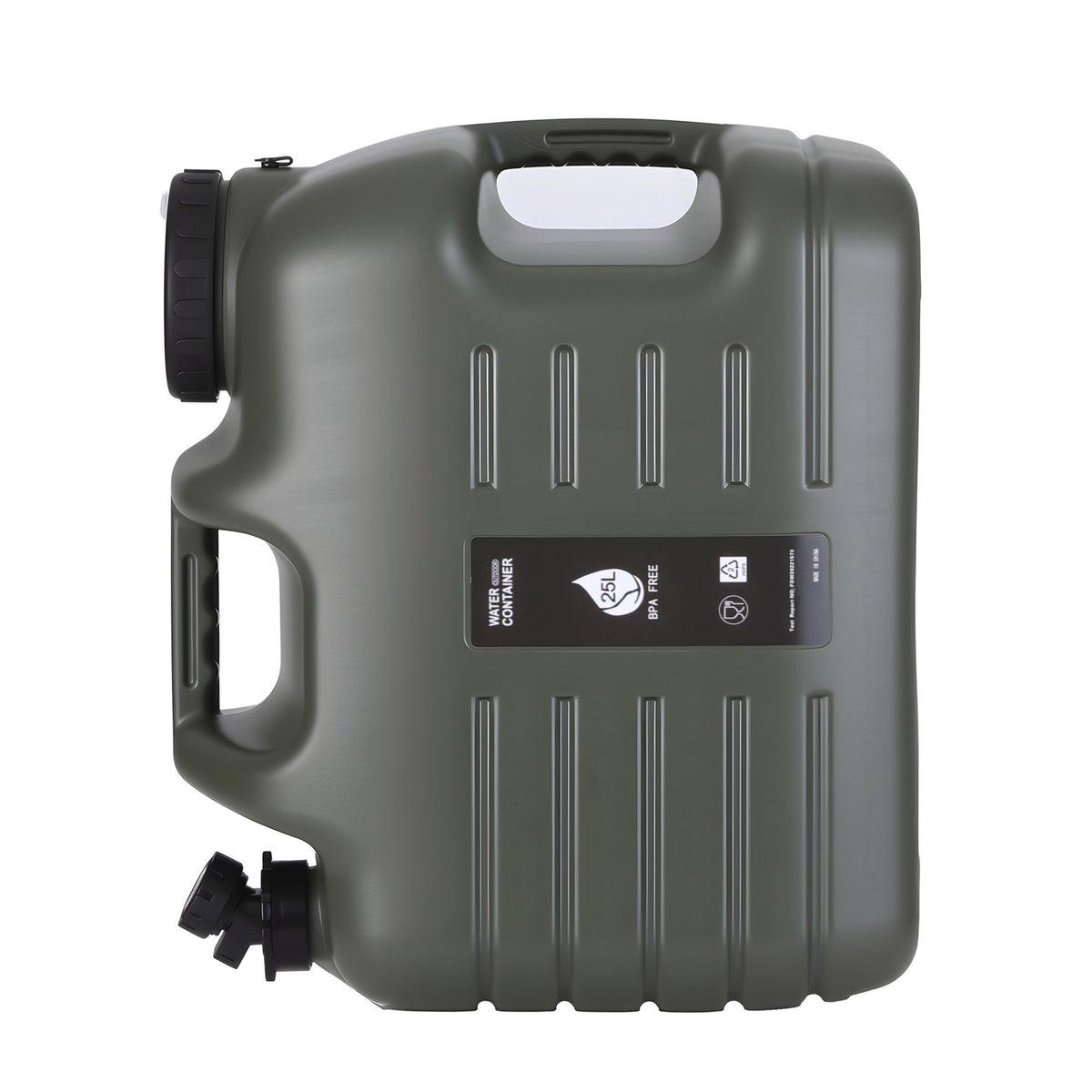 Weisshorn 25L Water Container Jerry Can Bucket Camping Outdoor Storage Tank