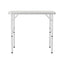 Weisshorn Folding Camping Table 90CM Adjustable Portable Outdoor Picnic Desk