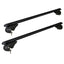 Universal Car Roof Racks Pod Aluminium Cross Bars Adjustable 108cm Black
