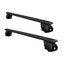 Universal Car Roof Racks Pod Aluminium Cross Bars Upgraded Holder 126cm Black
