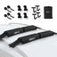 GIANTZ Kayak Roof Rack for Car, Universal Soft Roof Rack Pads for Surfboard SUP Canoe, Roof Bars for SUV Sedan without Side Rails, Portable Cross Bars with 4.5m Tie Down Straps & Ropes, 80kg Capacity