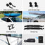 GIANTZ Kayak Roof Rack for Car, Universal Soft Roof Rack Pads for Surfboard SUP Canoe, Roof Bars for SUV Sedan without Side Rails, Portable Cross Bars with 4.5m Tie Down Straps & Ropes, 80kg Capacity