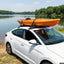 GIANTZ Kayak Roof Rack for Car, Universal Soft Roof Rack Pads for Surfboard SUP Canoe, Roof Bars for SUV Sedan without Side Rails, Portable Cross Bars with 4.5m Tie Down Straps & Ropes, 80kg Capacity