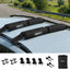 GIANTZ Kayak Roof Rack for Car, Universal Soft Roof Rack Pads for Surfboard SUP Canoe, Roof Bars for SUV Sedan without Side Rails, Portable Cross Bars with 4.5m Tie Down Straps & Ropes, 80kg Capacity