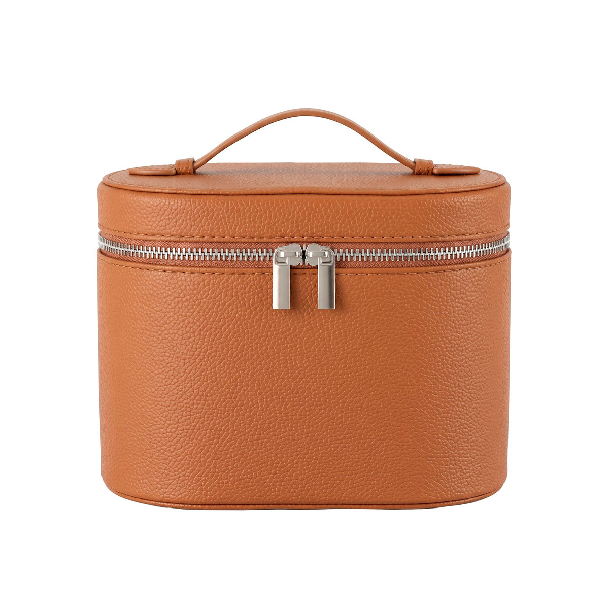 Embellir Makeup Case for Women Travel PU Cosmetic Organizer Brown