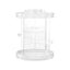 Embellir Makeup Case Acrylic Rotating Cosmetic Organizer Storage Display Holder