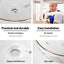 Cefito Bathroom Basin Ceramic Vanity Sink Hand Wash Bowl with Pattern 41x41cm