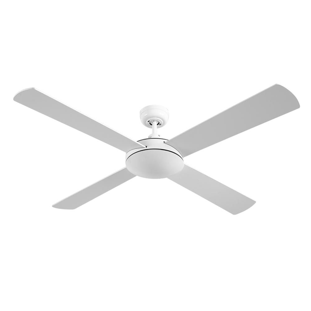 Devanti 52'' Ceiling Fan DC Motor 4 Blades w/Remote - White