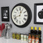 Newgate Chocolate Shop Wall Clock Silicone Cave Black & Cream