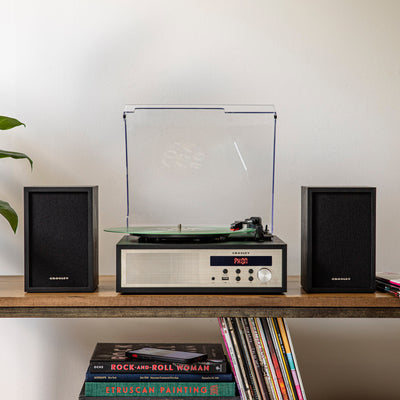 Crosley Sloane Shelf System Turntable - Black