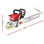 Giantz 88CC Commercial Petrol Chainsaw - Red & White