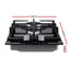 Devanti Gas Cooktop 30cm Gas Stove Cooker 2 Burner Cook Top Konbs NG LPG Black