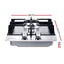 Devanti Gas Cooktop 30cm 2 Burner Silvir