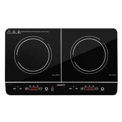 Devanti Portable Induction Cooktop 60cm Portable Cooker 15A Plug